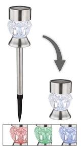 Globo 33986-2 - LED RGBW Solárne svietidlo 2v1 SOLAR LED/0,06W/3V IP44