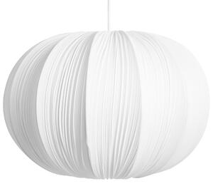 Závesná lampa biele látkové bavlnené tienidlo moderný dizajn osvetlenie do obývacej izby