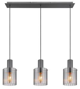 Globo 15904-3H - Luster na lanku TULIVAR 3xE27/40W/230V šedá