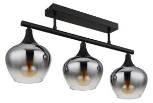 Globo 15548-3D1 - Prisadený luster MAXY 3xE27/40W/230V čierna
