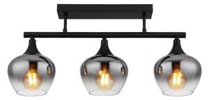 Globo 15548-3D1 - Prisadený luster MAXY 3xE27/40W/230V čierna