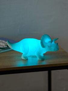 Sinsay - Detská nočná LED lampička v tvare dinosaura - svetlomodrá