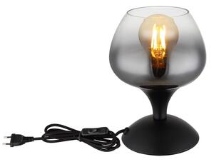 Globo 15548T2 - Stolná lampa MAXY 1xE27/40W/230V čierna