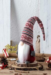 Vianočný škriatok 50 cm - červený
