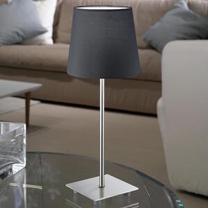 Eglo 54906 - LED Stolná lampa 1xE14/6W/230V šedá/chróm