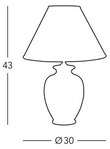 Kolarz 0014.70 - Stolná lampa GIARDINO 1xE27/100W/230V pr. 30 cm