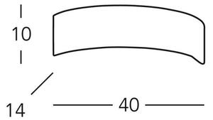 Kolarz 0291.61 - Nástenné svietidlo ARCO 1xG9/48W/230V