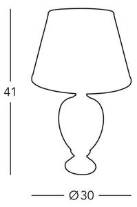 Kolarz 0094.70S - Stolná lampa DAMASCO 1xE27/60W/230V