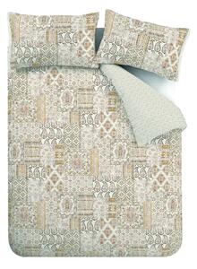 Béžové bavlnené obliečky 200x135 cm Iniko Patchwork - Pineapple Elephant