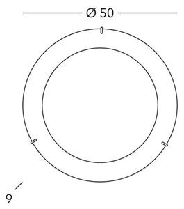 Kolarz A1306.13.4 - Stropné svietidlo MOON 3xE27/60W/230V