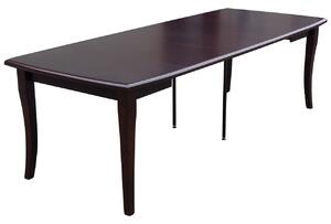 Jedálenský set stôl a stoličky MOVILE 35 - wenge / biela eko koža