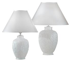 Kolarz A1340.71 - Stolná lampa CHIARA 1xE27/100W/230V biela pr. 40 cm