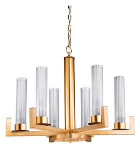 Kolarz 6009.80630 - Luster na reťazi RAGGIO 6xE14/25W/230V 24K zlato
