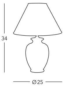 Kolarz A1354.71S - Stolná lampa GIARDINO 1xE27/60W/230V pr. 25 cm
