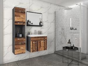 Kúpeľňová zostava s umývadlom ZORAIDA - matera / old style + sifón ZDARMA