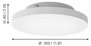 Eglo 900054 - LED RGBW Stmievateľné stropné svietidlo TURCONA-Z LED/15,7W/230V