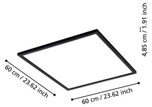 Eglo 900052 - LED Stmievateľné stropné svietidlo SALOBRENA-Z LED/33W/230V čierna