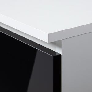Ak furniture Skriňa Rexa 60 cm biela/čierna