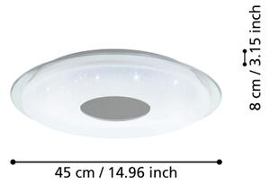 Eglo 900083 - LED Stmievateľné stropné svietidlo LANCIANO-Z LED/19,2W/230V