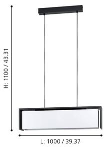 Eglo 900075 - LED RGBW Stmievateľný luster na lanku VALDELAGRANO-Z LED/33,6W/230V