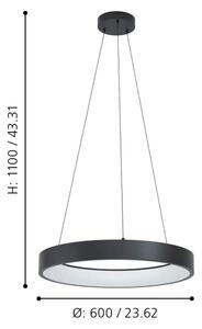 Eglo 900068 - LED RGBW Stmievateľný luster na lanku MARGHERA-Z LED/26W/230V