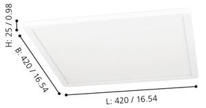 Eglo 900089 - LED RGBW Stmievateľné stropné svietidlo ROVITO-Z LED/16,5W/230V biela