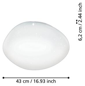 Eglo 900128 - LED RGBW stmievateľné stropné svietidlo SILERAS-Z LED/21,6W/230V