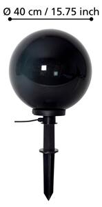 Eglo 900203 - Vonkajšia lampa MONTEROLLO SMOKE 1xE27/40W/230V pr. 40 cm IP44