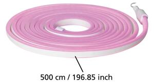 Eglo 900219 - LED Pásik FLATNEONLED LED/96W/24V 5 m IP44 ružová