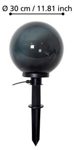 Eglo 900202 - Vonkajšia lampa MONTEROLLO SMOKE 1xE27/40W/230V pr. 30 cm IP44