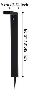 Eglo 900246 - LED vonkajšia solárna lampa so senzorom 18xLED/0,2W/3,7V IP44