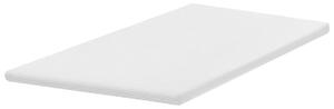 Vrchný matrac biela latex pena polyesterový poťah 120 x 200 cm topper podložka na posteľ spálňa