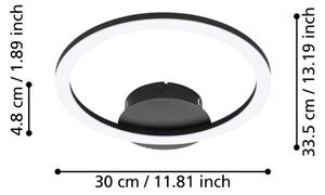Eglo 900323 - LED Stmievateľné stropné svietidlo PARRAPOS-Z LED/15W/230V