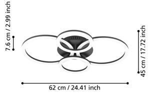 Eglo 900319 - LED Stmievateľné stropné svietidlo PARRAPOS-Z LED/41W/230V