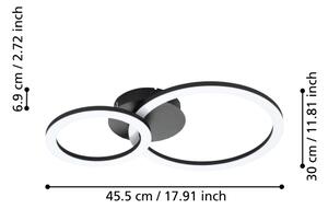 Eglo 900322 - LED Stmievateľné stropné svietidlo PARRAPOS-Z LED/15W/230V