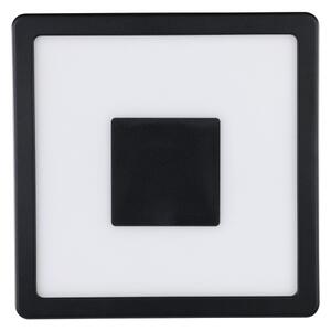 Eglo 900283 - LED Vonkajšie stropné svietidlo IPHIAS LED/17W/230V IP44 čierna
