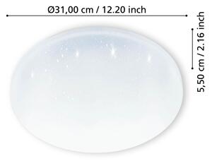 Eglo 900363 - LED Kúpeľňové stropné svietidlo FRANIA LED/18W/230V IP44
