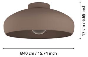 Eglo 900359 - Stropné svietidlo MOGANO 1xE27/60W/230V