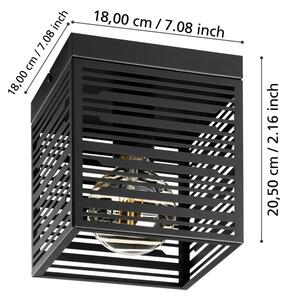 Eglo 900355 - Stropné svietidlo PIEDRITAS 1xE27/40W/230V