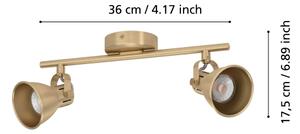 Eglo 900171 - LED Bodové svietidlo SERAS 2xGU10/3W/230V