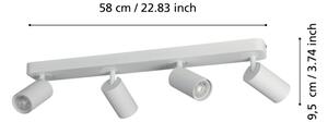 Eglo 900339 - LED RGBW Stmievateľné bodové svietidlo TELIMBELA-Z 4xGU10/4,9W/230V