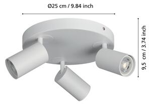 Eglo 900338 - LED RGBW Stmievateľné bodové svietidlo TELIMBELA-Z 3xGU10/4,9W/230V