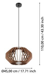 Eglo 900386 - Luster na lanku RUSTICARIA 1xE27/40W/230V