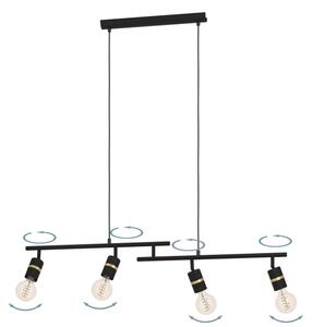 Eglo 900177 - Luster na lanku LURONE 4xE27/10W/230V