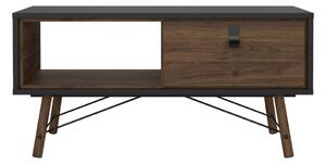 Tmavohnedý konferenčný stolík 48x102 cm Ry – Tvilum