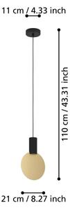 Eglo 900401 - LED Luster na lanku SARONA 1xGU10/4,5W/230V 3000K