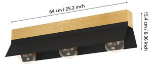 Eglo 900443 - Stropné svietidlo TARRAFO 3xE27/40W/230V