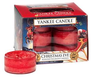 Sada 12 vonných sviečok Yankee Candle Štedrý Večer, doba horenia 4 - 6 hodín