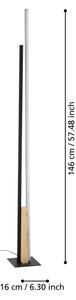 Eglo 900493 - LED Stojacia lampa PANAGRIA LED/24W/230V
