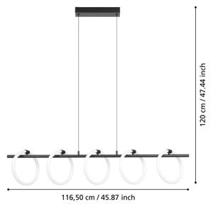 Eglo 900563 - LED Luster na lanku CARANACOA 5xLED/7W/230V